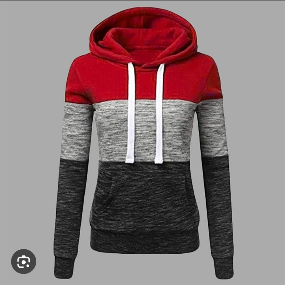 REFLEX WOMEN'S COLORBLOCK SWEATSHIRT HOODIE SIZE SMALL
